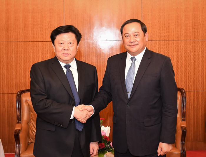 Deputy Prime Minister of Laos and Chinese Ambassador to Laos  Witness the Signing of the MOU between CSG and the Lao Government on Feasibility Study for Development of National Transmission Line-3