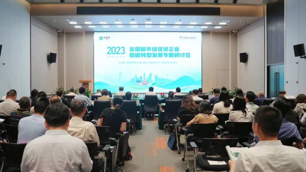 中电联与中碳登联合举办全国碳市场促进企业低碳转型发展专题研讨会-1