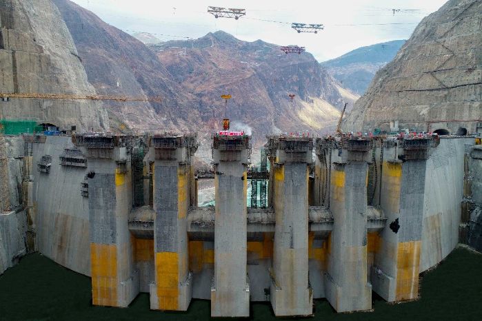 Final dam section completed at China’s fourth largest hydropower project-2