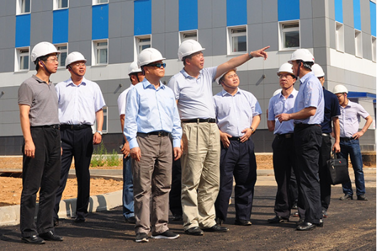 Mr. Zheng Shanjie visited Huadian Teninskaya-1