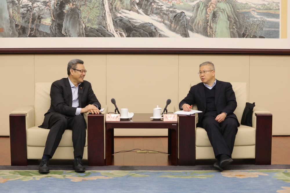 钱智民拜会浙江省委常委、常务副省长徐文光-1