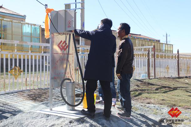 China Energy-aided Pumping Wells Put into Use in Yikewulan Township-2