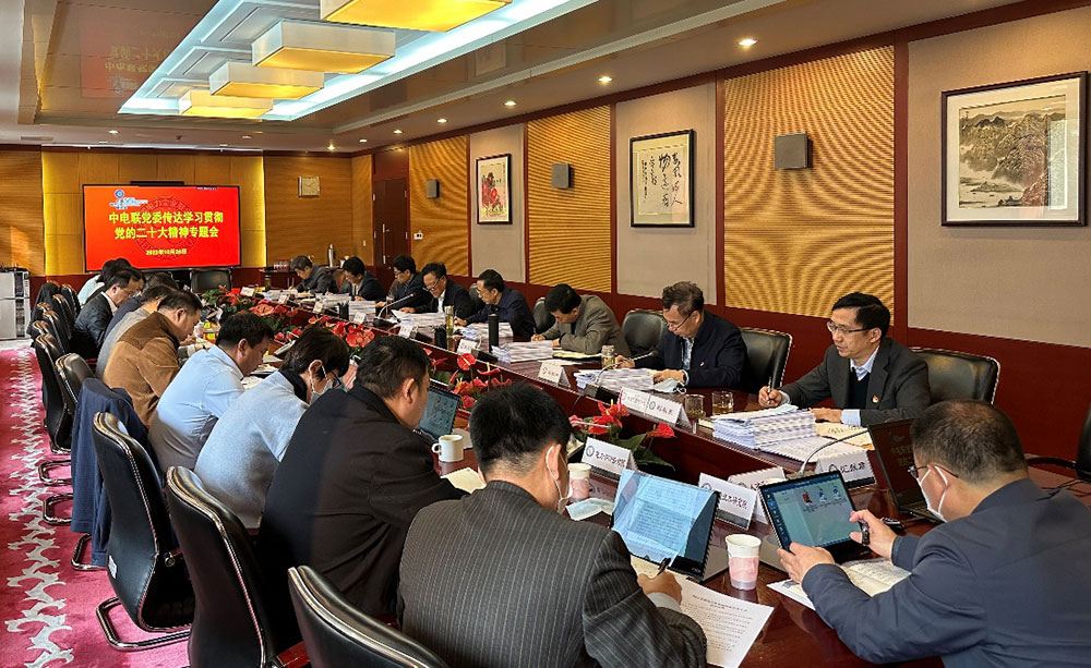 中电联党委召开学习宣传贯彻党的二十大精神专题会议-1