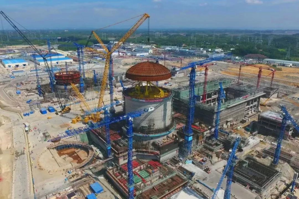 Unit 3 of Fangchenggang NPP completes dome installation-3