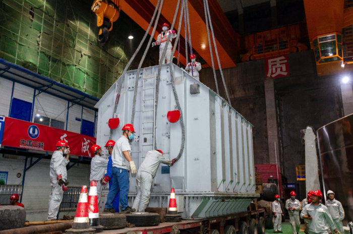 CTG-owned Baihetan dam transfers converters on the left bank-1