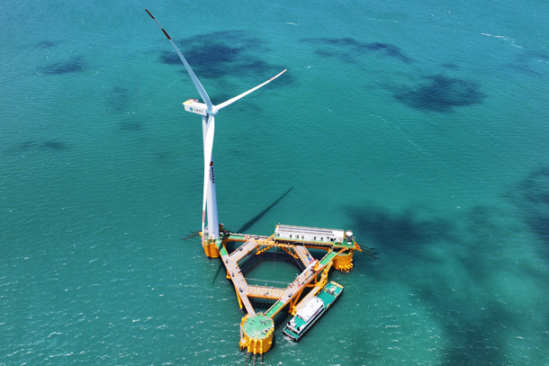 龙源电力漂浮式风渔融合技术达国际领先水平-1