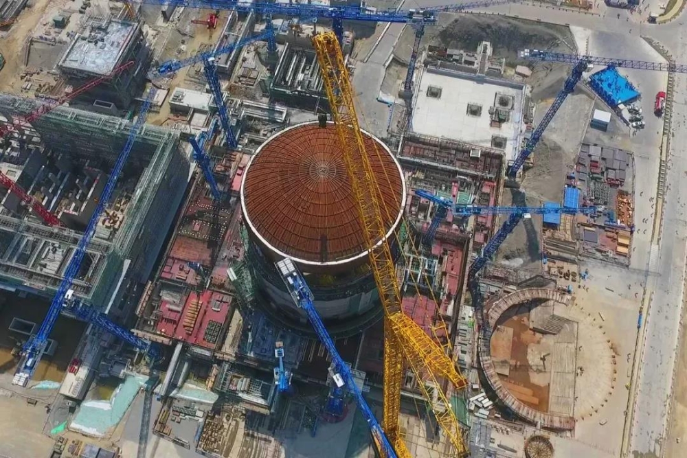 Unit 3 of Fangchenggang NPP completes dome installation-4