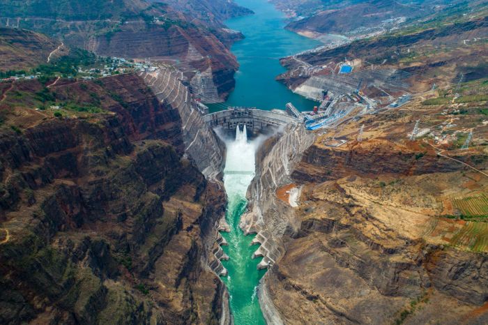 Baihetan Hydropower Station: Main structure of world