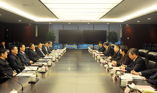 Zhao Jianguo, Wen Shugang met with Zoulei of Dongfang Electric-1