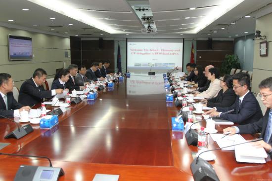 Heads of POWERCHINA and GE meet for cooperation-1