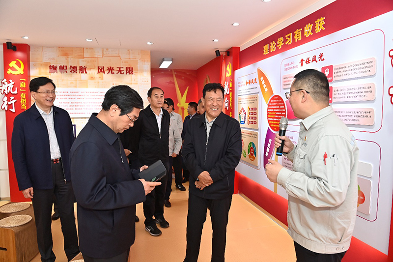 Yang Kun Led a Joint Delegation to visit the National Wind PV Energy Storage and Transmission Demonstration Project in City Zhang Jiakou-1