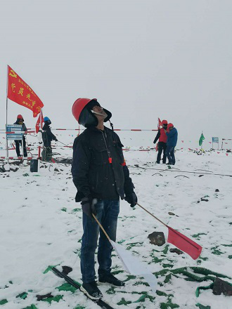 500kV Transmission Tower Erected at the World’s Highest Altitude of 5,357m-3