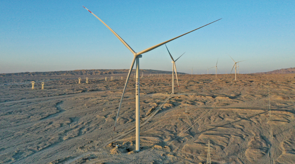 三峡青海海西州50万千瓦风电项目并网发电-1