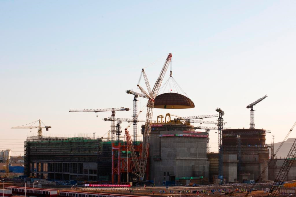 Northeast China nuclear power project dome installed-1