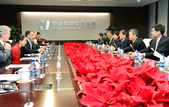 Huang Yongda and Hu Jianmin Meet with Chairman of EDF-1