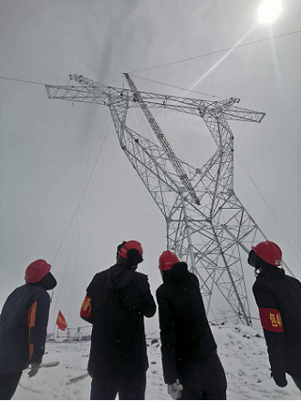 500kV Transmission Tower Erected at the World’s Highest Altitude of 5,357m-1