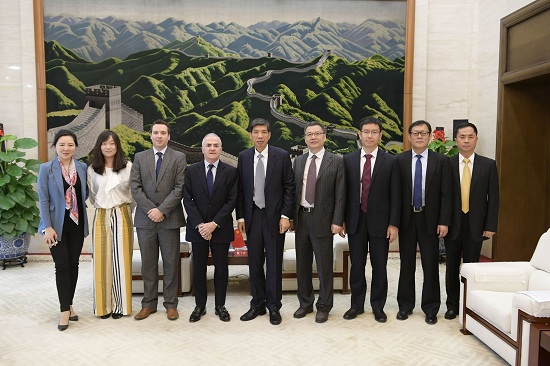 Chen Feihu met with  HMTC Richard Burn-1