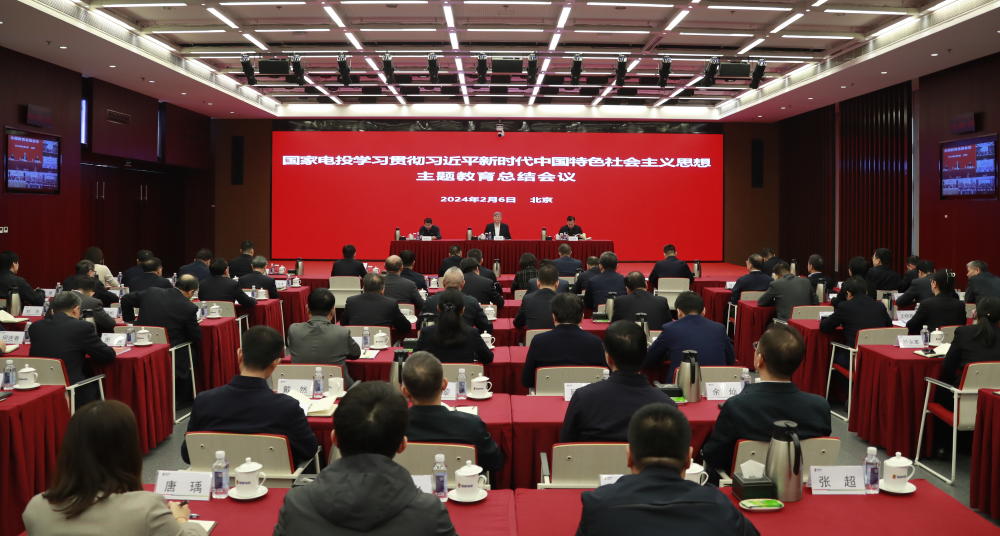 国家电投召开学习贯彻习近平新时代中国特色社会主义思想主题教育总结会议-1