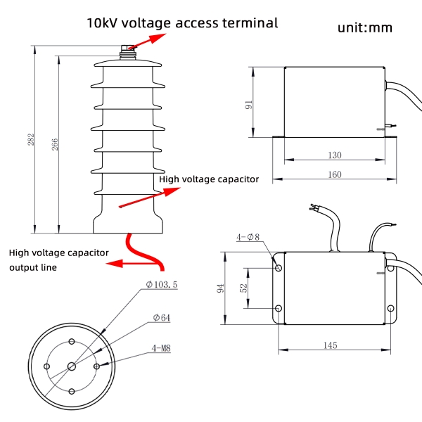 High-Voltage Capacitive Power Harvesting Device