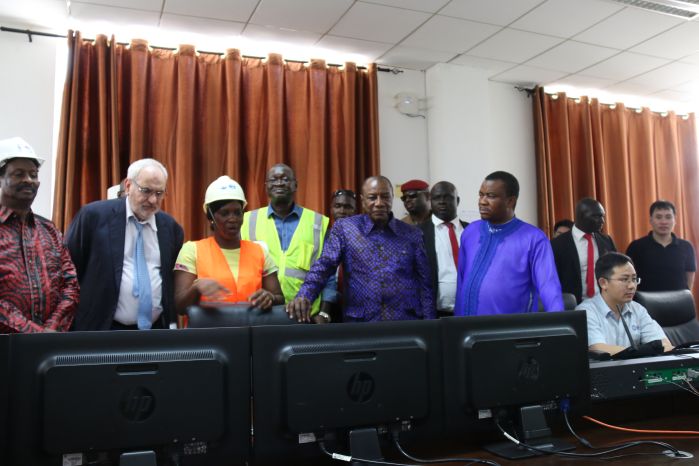 Guinean President and World Bank delegation visit CTG-built Suapiti and Kaleta hydropower plants-1