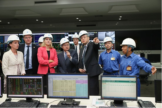 Prime Minister of Denmark visited Huaneng Beijing Cogeneration Power Plant-1